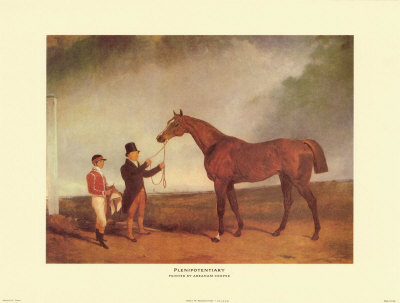 Plenipotentiary (Race Horse) by Abraham Cooper Pricing Limited Edition Print image