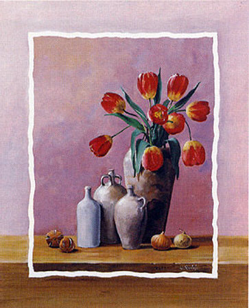 Red Tulips by Wouter Roelofs Pricing Limited Edition Print image