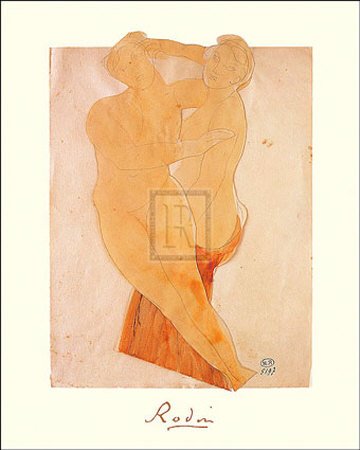 Deux Femmes Enlacees by Auguste Rodin Pricing Limited Edition Print image