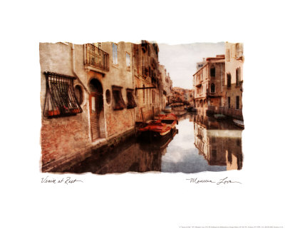 Venice At Rest by Maureen Love Pricing Limited Edition Print image