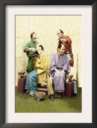 Shave And A Topknot Prepared by Baron Von Raimund Stillfried Pricing Limited Edition Print image