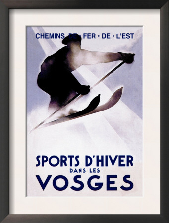 Sports D'hiver Dans Les Vosges by Lucien Serre Pricing Limited Edition Print image