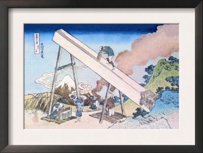 Working Within View Of Mount Fuji by Katsushika Hokusai Pricing Limited Edition Print image