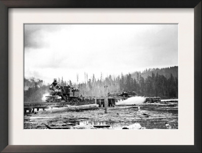 Unloading Logs by Clark Kinsey Pricing Limited Edition Print image