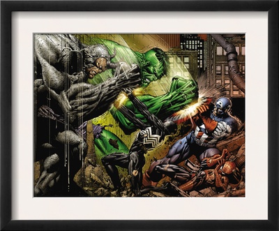 Fallen Son: The Death Of Captain America #4 Group: Spider-Man by David Finch Pricing Limited Edition Print image