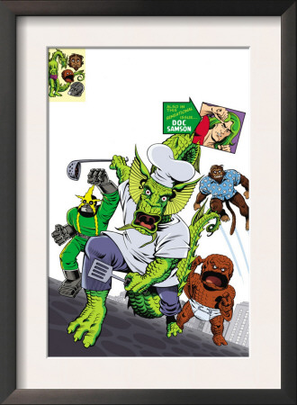Fin Fang Four Return! #1 Cover: Fin Fang Foom by Roger Langridge Pricing Limited Edition Print image
