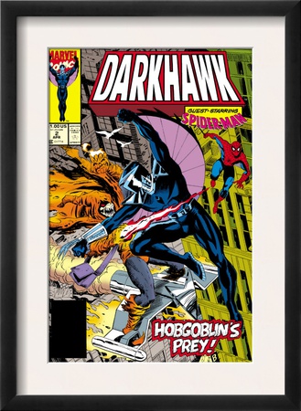 War Of Kings: Darkhawk #2 Cover: Darkhawk, Hobgoblin And Spider-Man by Mike Manley Pricing Limited Edition Print image