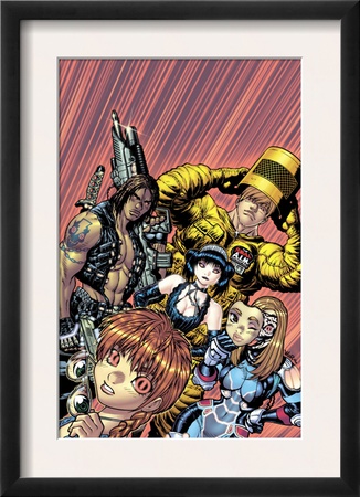 Livewires #1 Cover: Hollowpoint Ninja by Adam Warren Pricing Limited Edition Print image