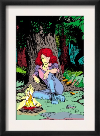 Classic X-Men #18 Cover: Grey And Jean by John Bolton Pricing Limited Edition Print image