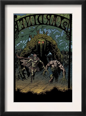 Nightcrawler #9 Group: Man-Thing And Carrion by Darick Robertson Pricing Limited Edition Print image