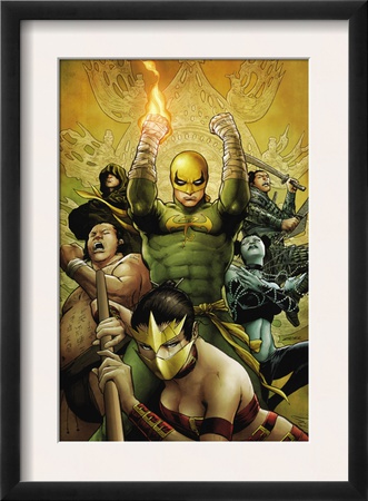 The Immortal Iron Fist #22 Cover: Iron Fist Charging by Patrick Zircher Pricing Limited Edition Print image