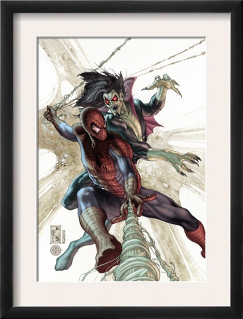 The Amazing Spider-Man #622 Cover: Spider-Man And Morbius by Simone Bianchi Pricing Limited Edition Print image