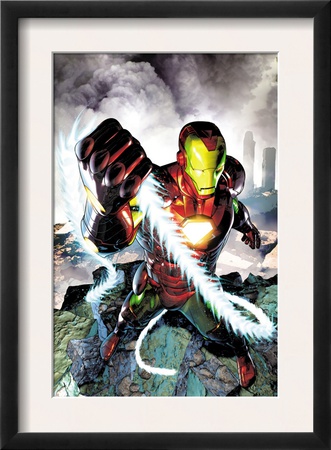 Iron Man Vs. Whiplash #4 Cover: Iron Man by Brandon Peterson Pricing Limited Edition Print image