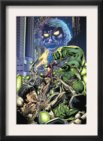 Fantastic Force #3 Cover: Ego, Hulk And Wolverine by Bryan Hitch Pricing Limited Edition Print image