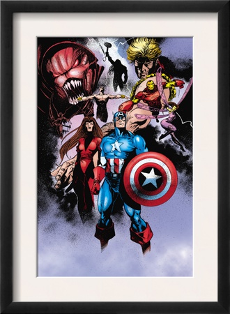 Avengers #99 Annual: Captain America, Iron Man, Wasp And Avengers by Leonardo Manco Pricing Limited Edition Print image