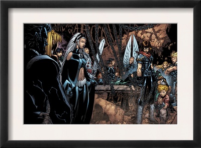 X-Men: Age Of Apocalypse #4 Group: Storm And Husk by Chris Bachalo Pricing Limited Edition Print image