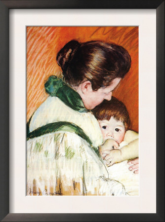 Woman And Child by Mary Cassatt Pricing Limited Edition Print image