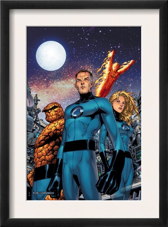 Fantastic Four #525 Cover: Human Torch, Thing, Mr. Fantastic And Invisible Woman by Tom Grummett Pricing Limited Edition Print image