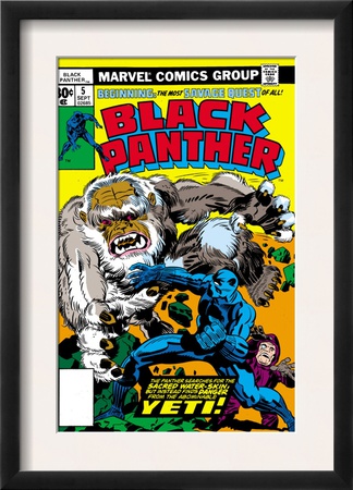 Black Panther #5 Cover: Black Panther by Jack Kirby Pricing Limited Edition Print image