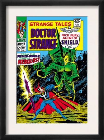 Strange Tales #162 Cover: Dr. Strange And Nebulos Flying by Dan Adkins Pricing Limited Edition Print image