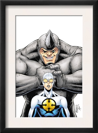 Gravity #2 Cover: Rhino And Gravity by Mike Norton Pricing Limited Edition Print image