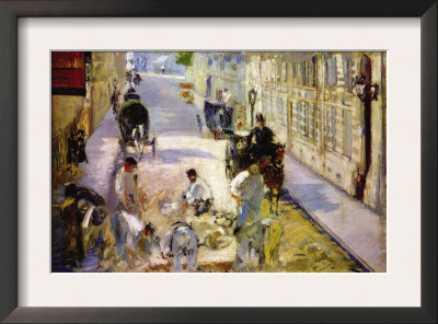 Road Workers, Rue De Berne by Edouard Manet Pricing Limited Edition Print image