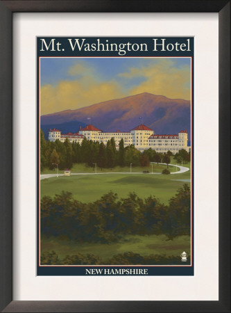 Mt. Washington Hotel, Bretton Woods, Nh, C.2008 by Lantern Press Pricing Limited Edition Print image