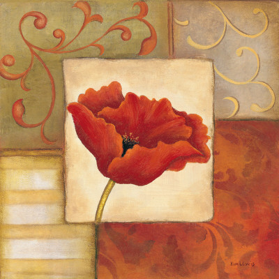 Orange Poppy Ii by Kim Lewis Pricing Limited Edition Print image
