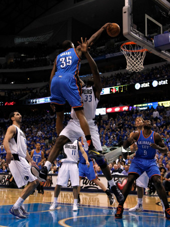 Oklahoma City Thunder V Dallas Mavericks - Game Two, Dallas, Tx - May 19 by Tom Pennington Pricing Limited Edition Print image