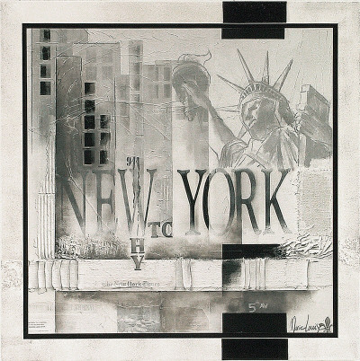 New York by Marie-Louise Oudkerk Pricing Limited Edition Print image