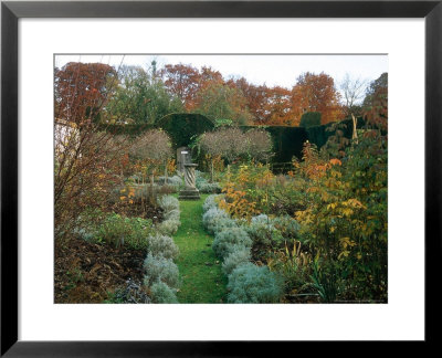 Herb Garden With Sundial At Cranborne Manor, Dorset by Carole Drake Pricing Limited Edition Print image