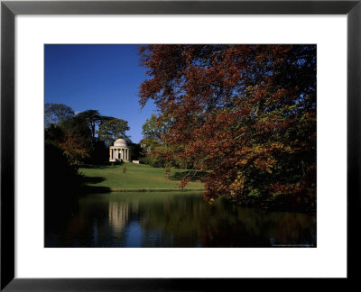 Stowe Landscape Gardens Buckinghamshire Temple Of Ancient Virtue, October by Nigel Francis Pricing Limited Edition Print image