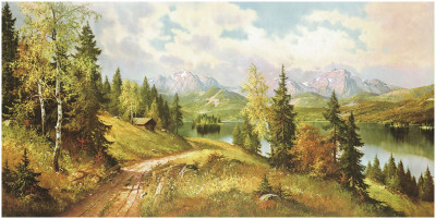 View From The Alps by G. Trelony Pricing Limited Edition Print image