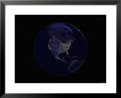 Earth Centered On Northamerica by Stocktrek Images Pricing Limited Edition Print image