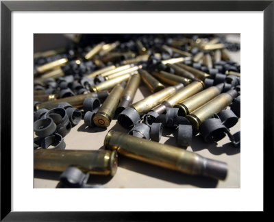 Spent Brass And Disintegrated Links by Stocktrek Images Pricing Limited Edition Print image