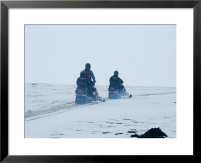 Skidooing On Langjokull Glacier, Iceland, Polar Regions by Ethel Davies Pricing Limited Edition Print image