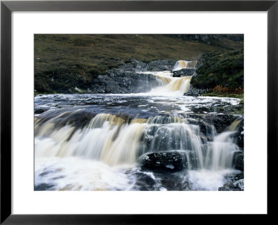 Waterfalls On Dundonnell River, Wester Ross, Highland Region, Scotland, United Kingdom by Neale Clarke Pricing Limited Edition Print image