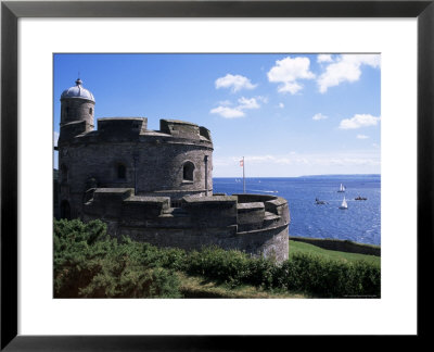 St. Mawes Castle, Built By Henry Viii, St. Mawes, Cornwall, England, United Kingdom by Jenny Pate Pricing Limited Edition Print image