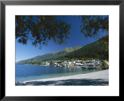 The Beach, Queenstown, Lake Wakatipu, Otago, South Island, New Zealand by Robert Francis Pricing Limited Edition Print image