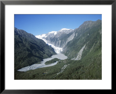 Fox Glacier, Westland, West Coast, South Island, New Zealand by D H Webster Pricing Limited Edition Print image