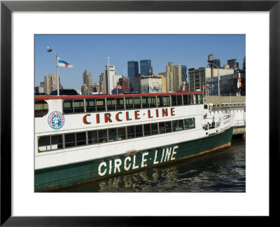 Circle Line Tourist Boats Going From 42Nd Street Terminal, Manhattan, New York City, Usa by R H Productions Pricing Limited Edition Print image