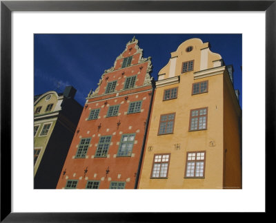17Th Century Houses In Stor Torget (Stor Square), Old Town, Stockholm, Sweden, Scandinavia, Europe by Duncan Maxwell Pricing Limited Edition Print image