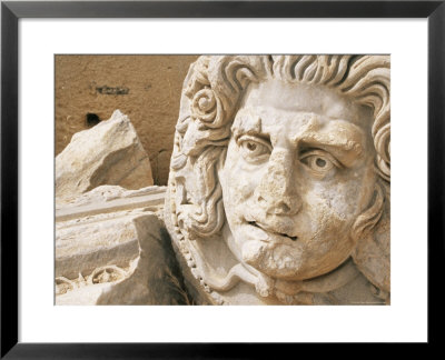 Medusa Head, Forum, Leptis Magna, Libya, North Africa by Nico Tondini Pricing Limited Edition Print image