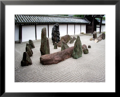 Zen Garden, Kyoto, Japan by Shin Terada Pricing Limited Edition Print image