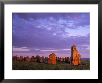 Viking Ale Stenar Burial Site, Kaseberga, Sweden by Walter Bibikow Pricing Limited Edition Print image