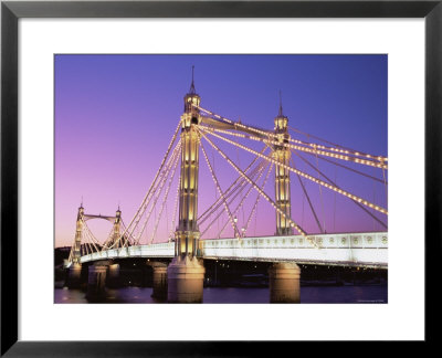 Albert Bridge, Chelsea, London, England by Steve Vidler Pricing Limited Edition Print image