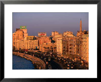 El Corniche Waterfront On East Side, Alexandria, Egypt by John Elk Iii Pricing Limited Edition Print image