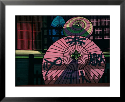 Detail Of Woodblock Print, Kyoto, Japan by Frank Carter Pricing Limited Edition Print image