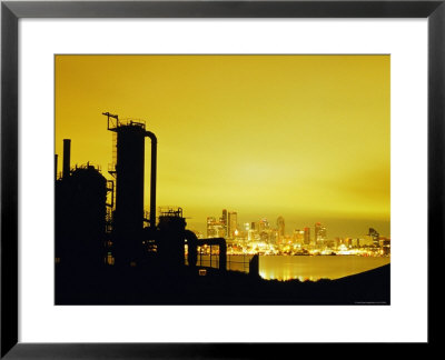Ruins Of Seattle Gas Light Company At Gasworks Park With Downtown And Lake Union In Background by Ryan Fox Pricing Limited Edition Print image