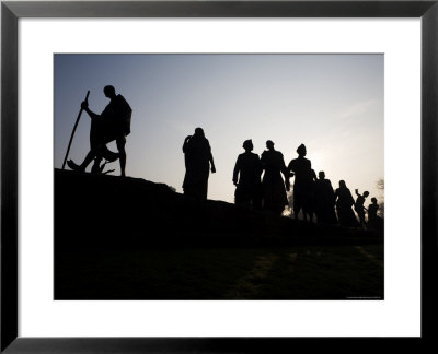 Silhouette Of Gandhi Family Memorial by Orien Harvey Pricing Limited Edition Print image